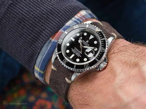 submariner bracelet caoutchouc|Rolex Submariner Strap Guide [Best Submariner Straps].